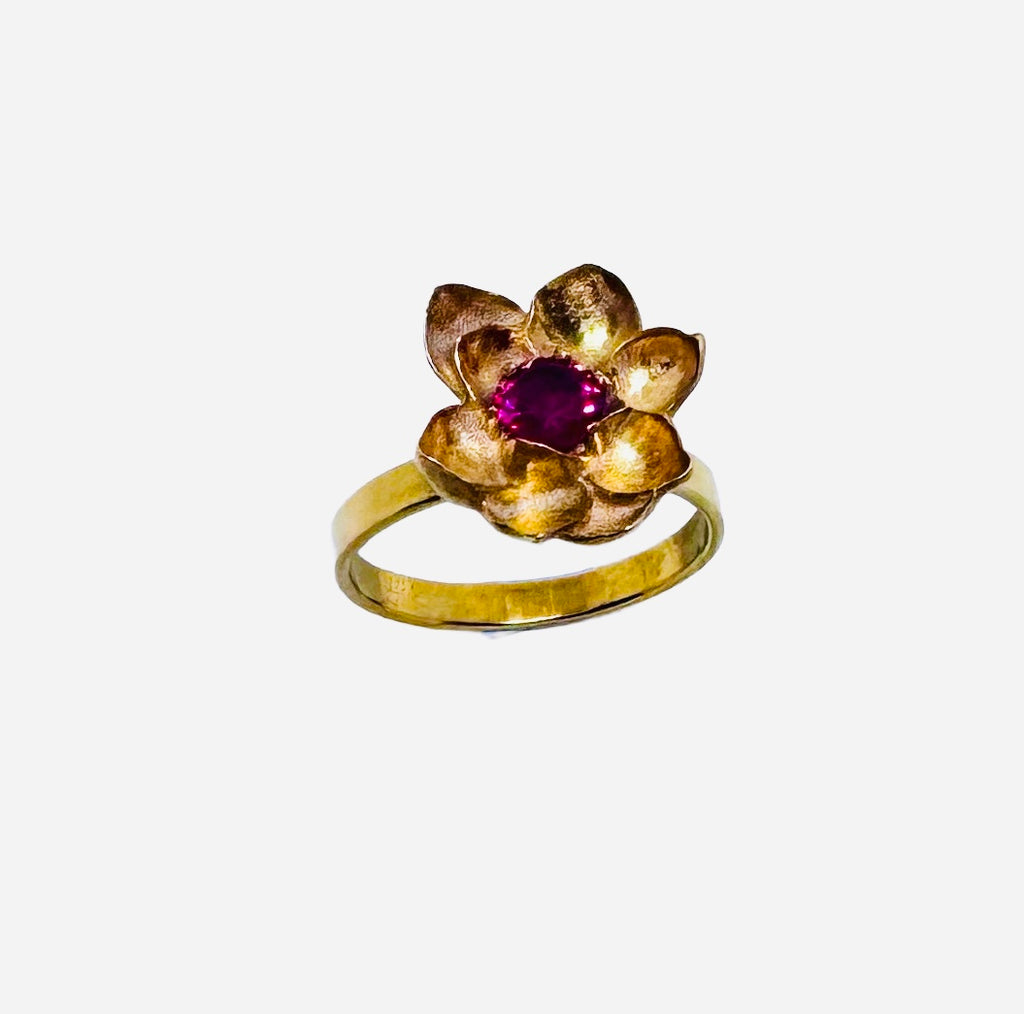 Magnolia flower ring - Fly Tees LLC